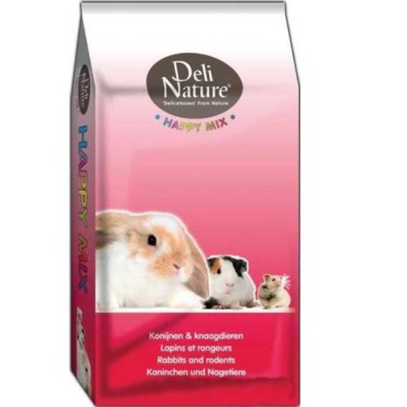 Beduco Deli Nature Happy Mix - пълноценна храна за малки гризачи 15кг Beduco Deli Nature Happy Mix - пълноценна храна за малки гризачи 15кг