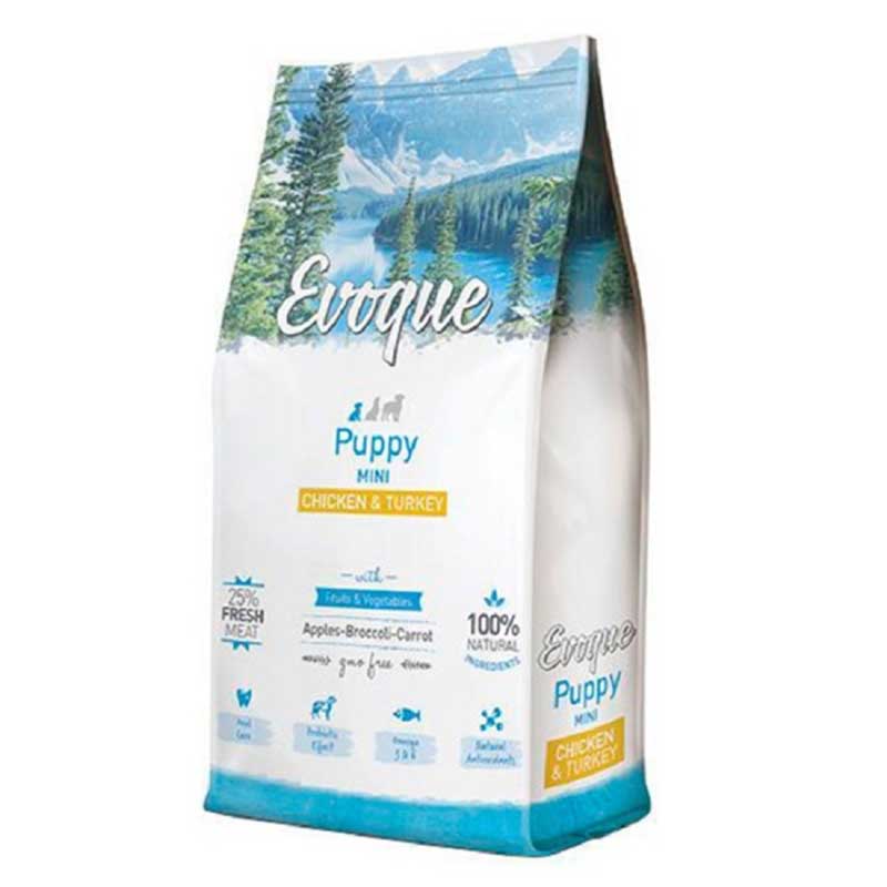 Evoque Puppy Mini Chicken & Turkey 8кг