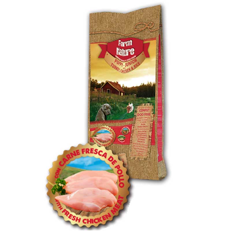 Farma Nature Puppy Junior Tutkey, Chicken and Rice - за кученца с пуешко, пилешко и оориз Farma Nature Puppy Junior Tutkey, Chicken and Rice - за кученца с пуешко, пилешко и оориз