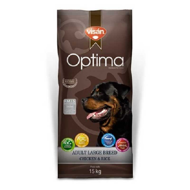 Optima Adult Large Breed Chicken & Rice - с пилешко месо 15кг