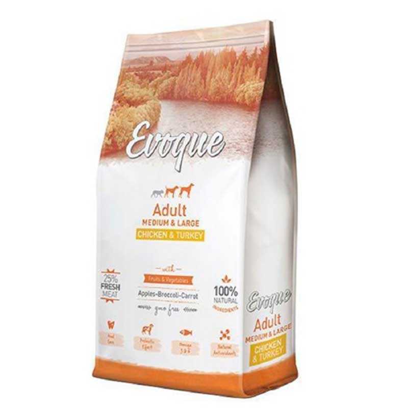 Evoque Adult Medium/Large Chicken & Turkey 12кг