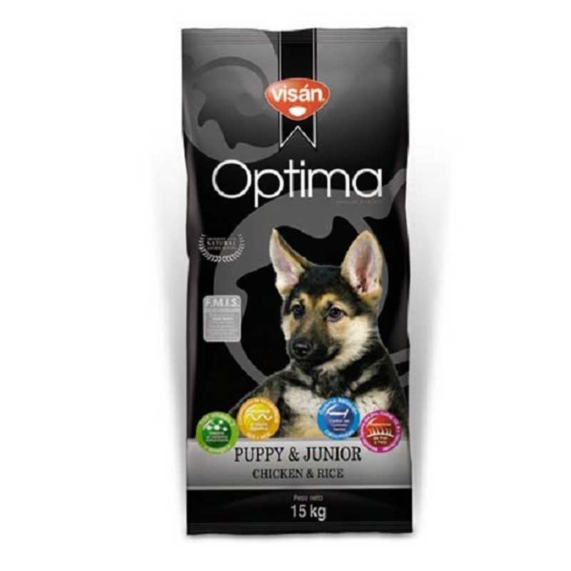 Optima Puppy Chicken & Rice - с пилешко месо, за кучета от 2 до 12 месеца