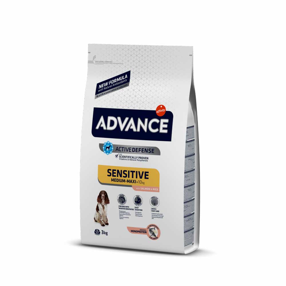 Advance Dog Medium&Maxi Sensitive Salmon&Rice 12кг