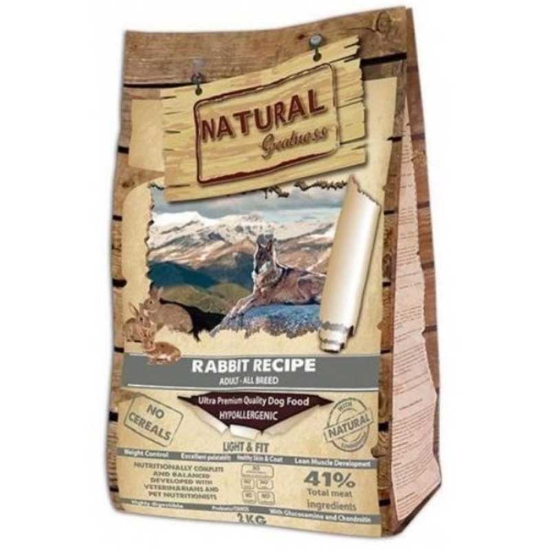 Natural Greatness Light&Fit Rabbit - за кучета склонни към затлъстяване със заешко месо Natural Greatness Light&Fit Rabbit - за кучета склонни към затлъстяване със заешко месо