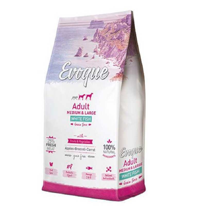 Evoque Adult Medium/Large White Fish 12кг